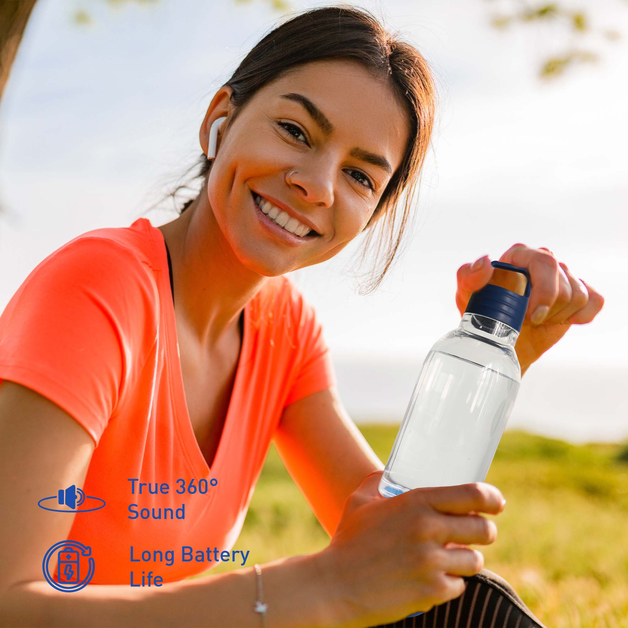 Pursonic Wireless Hydration & Sound Bundle – 2-in-1 Water Bottle Speaker & Portable Wireless Speaker Pursonic