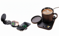 Complete Wireless Charging & Comfort Bundle – Sip & Charge 2-in-1 Mug Warmer + 5-in-1 Folding Charging Station Pursonic