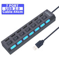 USB Hub 3.0 Hub USB 3 USB 2.0 Multi USB Splitter Power Adapter 4/7 Port Multiple Expander 2.0 with Switch for PC Accessories YUANRURU Store