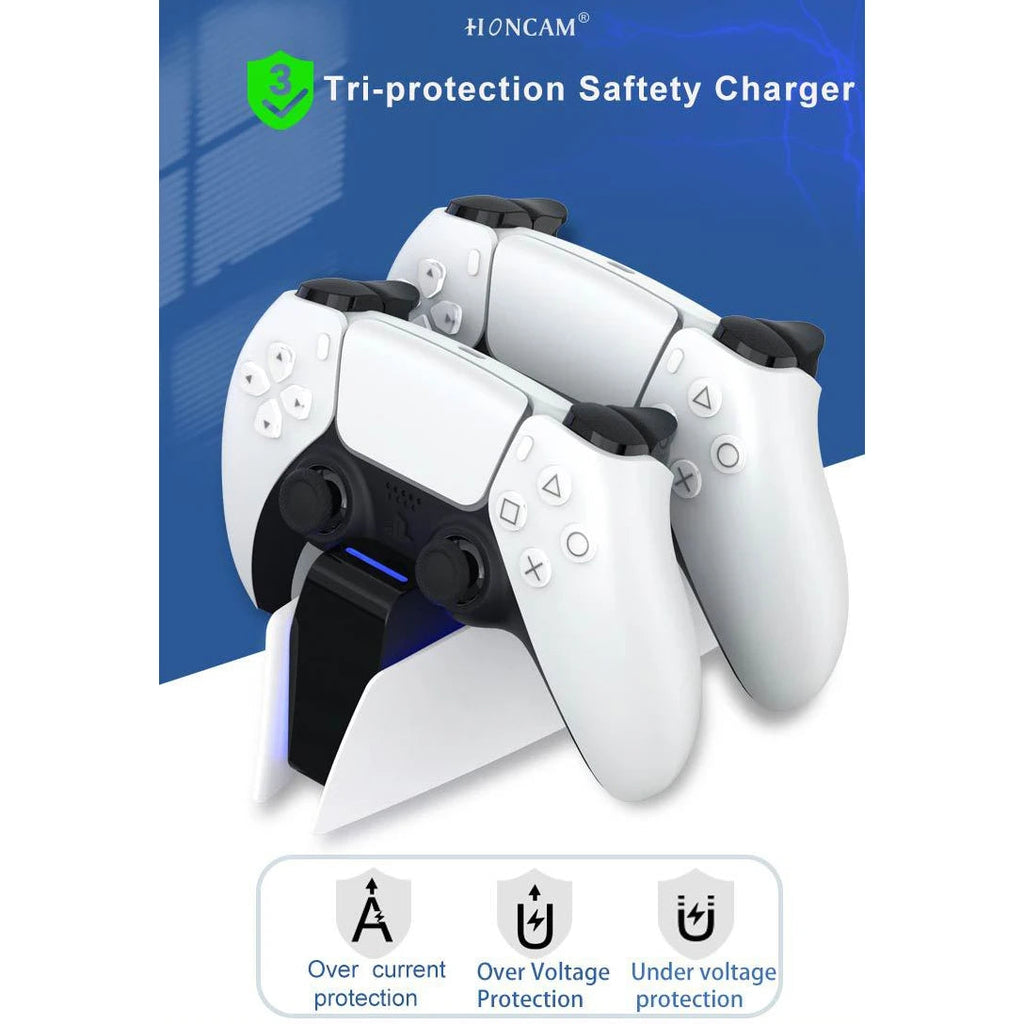 Charger For Sony Play Station Playstation PS 5 PS5 Controller Control Dualsense Stand Accessories Gamepad Support Command Holder Life Dreamer Store