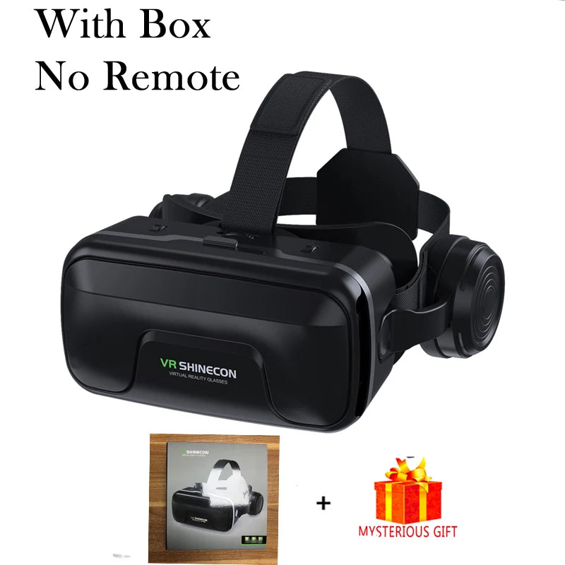 VR Shinecon 10.0 Helmet 3D Glasses Virtual Reality Casque For Smartphone Smart Phone Goggles Headset Viar Video Game Binoculars Life Dreamer Store