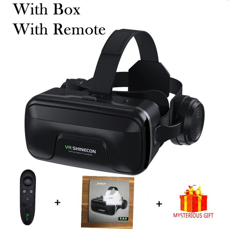 VR Shinecon 10.0 Helmet 3D Glasses Virtual Reality Casque For Smartphone Smart Phone Goggles Headset Viar Video Game Binoculars Life Dreamer Store