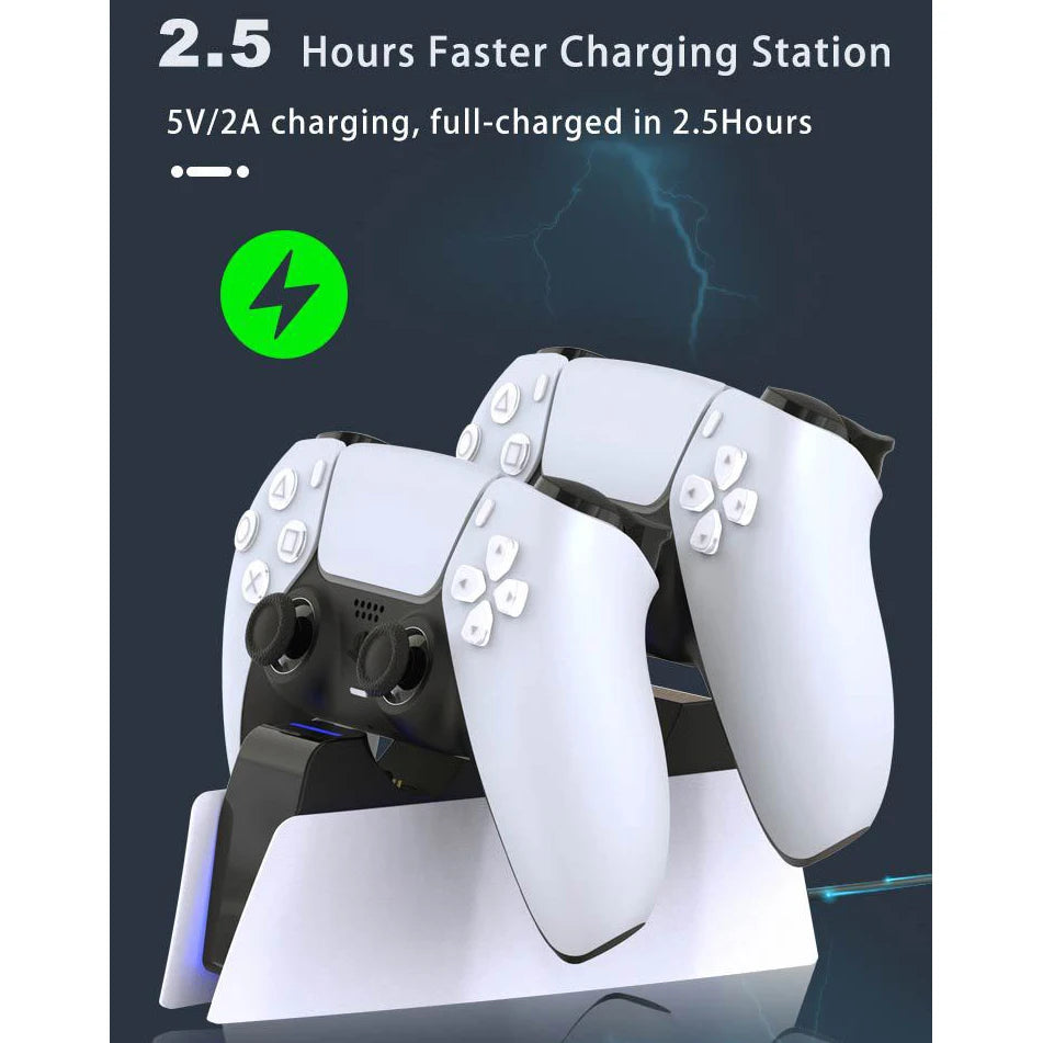 Charger For Sony Play Station Playstation PS 5 PS5 Controller Control Dualsense Stand Accessories Gamepad Support Command Holder Life Dreamer Store