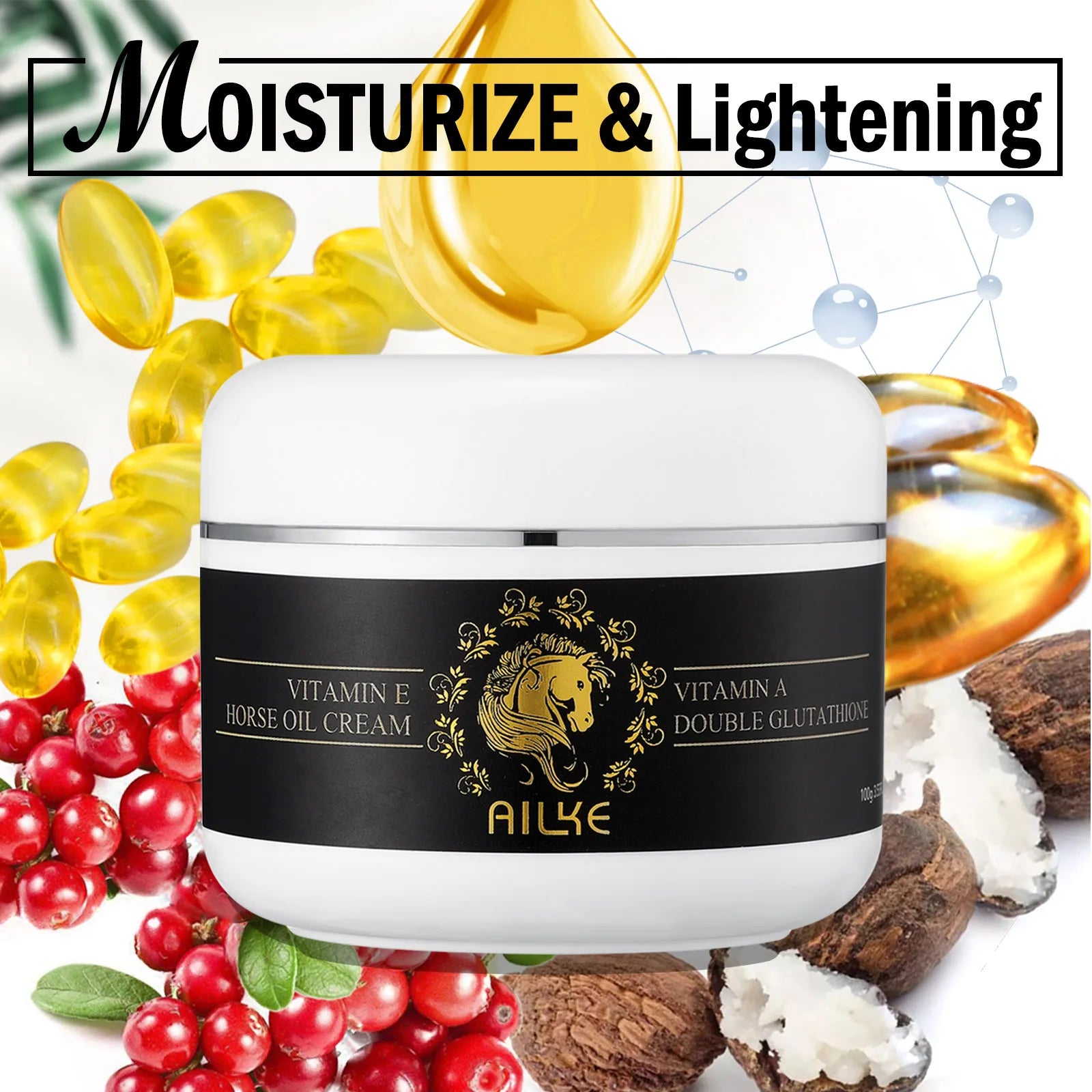 AILKE Collagen 5 in 1 Skin Care Kit, Restore Skin Elasticity, Smooth Skin, Brighten, Even Skin Tone, For Face And Body Use Set AILKE Store