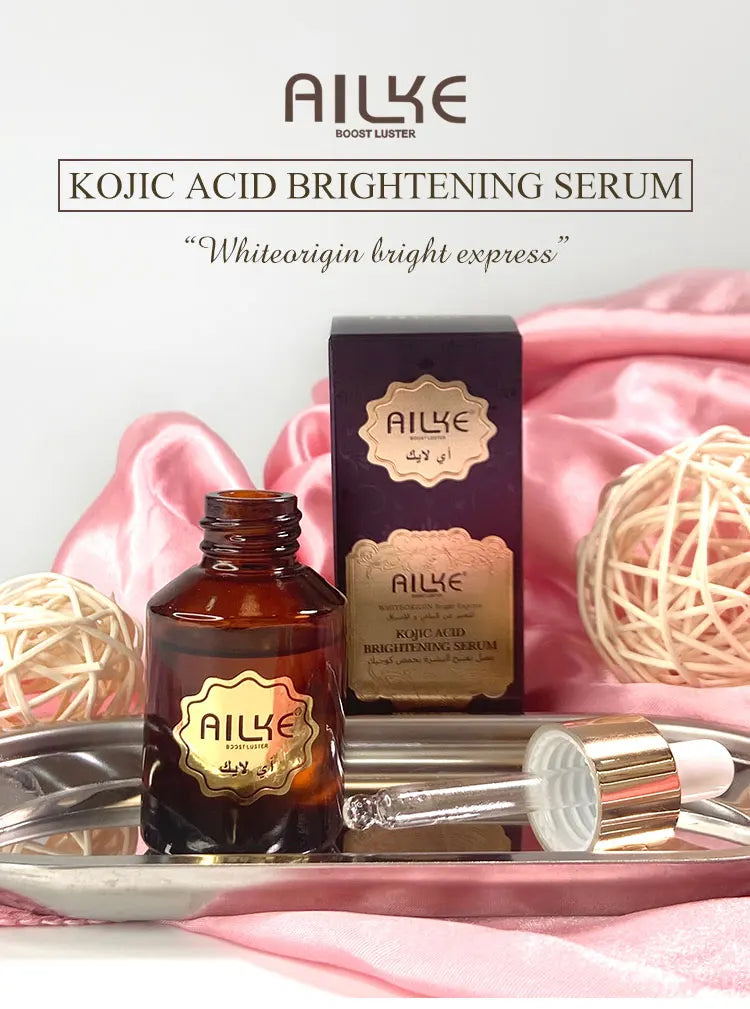 AILKE Whitening Face Cream, Day and Night Facial Cream, Lightening with Kojic Acid, Reduce Wrinkles, Freckles, Black Spots AILKE Official Store