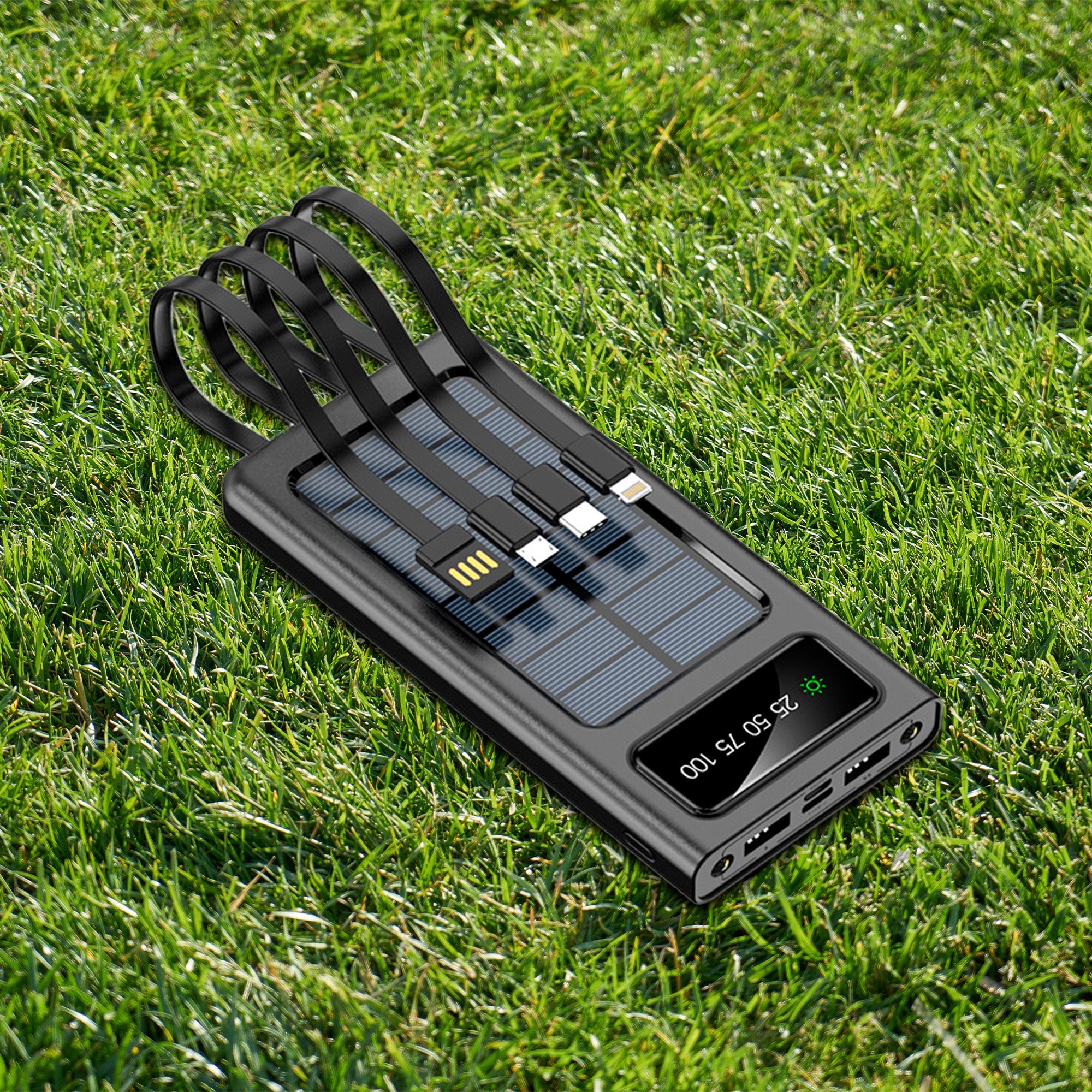 Adventure Power & Sound Bundle – Portable Solar Power Bank + 360° Wireless Speaker Pursonic