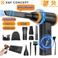 K&F CONCEPT Electric Air Duster Cordless Compressed Air Blower Suction for Computer,PC,Laptop Keyboard,Car,Camera Dust Cleaner K&F CONCEPT ONLINE Store
