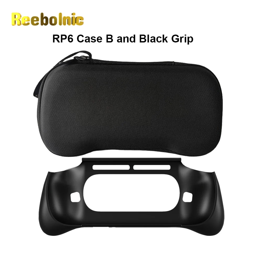Reebolnic Retroid Pocket 6 Grip for Handheld Game Console TPU Retroid Pocket Official Grips of RP6 Handle Protective Cover Retro Video Game Console Store