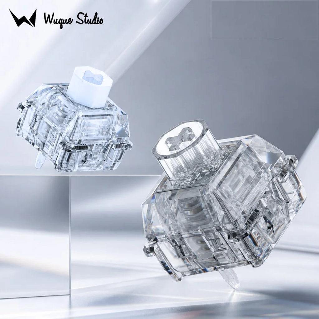 WS Wuque Studio Babao Magnetic Switch Diamond Series for Magnetic Keyboard Gaming High Transmittance RGB for EV63 Ace68 Made68 The Powerpuff Girls Switch Store Store