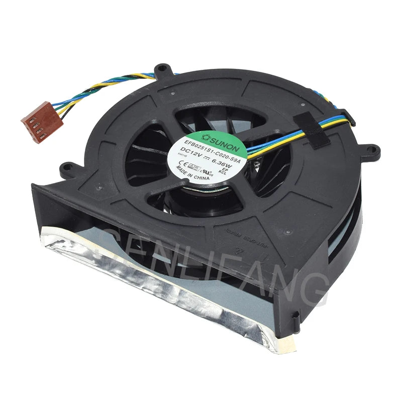 For SUNON EFB0251S1-C020-S9A DC12V 6.36W 4PIN CPU Cooling FAN Uniclick Mall