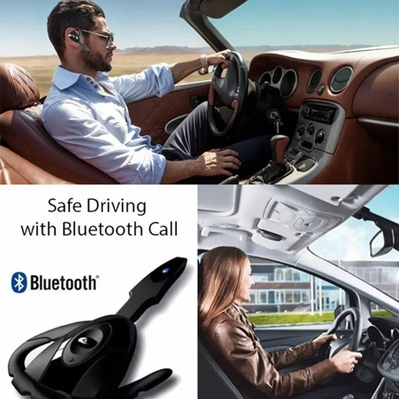 Business Bluetooth Headset With Microphone Rechargeable Long Standby Driving Car High Sensitivity Handsfree Wireless Headphones Disney Exclusive Headsets Store