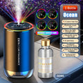 Car Air Freshener RGB Starry Sky Top 3 In 1 Multi-Function Aromatherapy LED Light USB Charger Essential Oil Diffuser Accessories QIYOU TSLA Laneng Factore Store