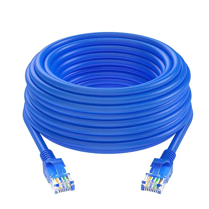 0.5/1/2/3/5/10/15/20/30/50M Cat6 Ethernet Cable RJ45 UTP 1000Mbps Network Cord LAN Wire Internet Lead Cord Router Computer Cable AetherCables Store