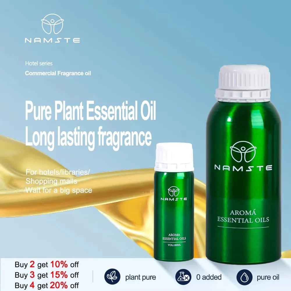 Namste 100ML Ritz Carlton Hotel Essential Oil Hotels Home Air Freshener Pure plant essential oil Free 3 Pieces Of 5ml Samples NAMSTE Official Store