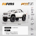 FMS 1:18 FCX18S GMC Sierra S Rc Car Brushless 4WD High Speed Off-road Vehicle All-metal Chassis RTR FMS FCX18-S Toys Gifts Global Remote Control Toy All Range Store