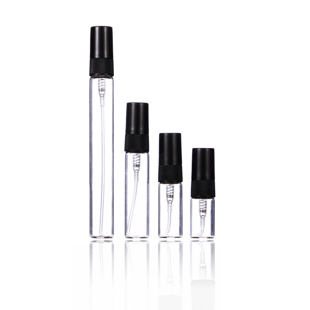 30/50/100pcs 2ml 3ml 5ml 10ml Glass Perfume Bottles Portable Empty Refillable Bottle Cosmetics Bottle Sample Thin Glass Vials Shop1104032277 Store