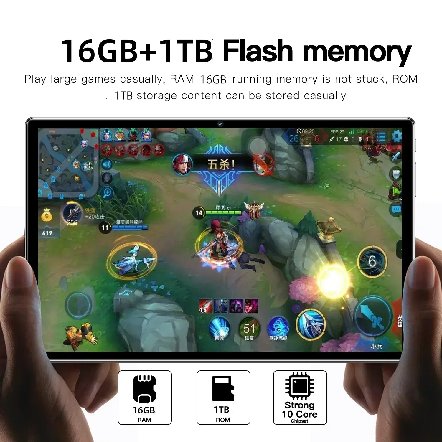 2025 New Original Global Tablet Android 14 Pad 15 Pro 22GB + 2TB Snapdragon Gen2 Tablet 5G Dual SlM Card WIFI HD 4K Mi Tablet Original Table Store