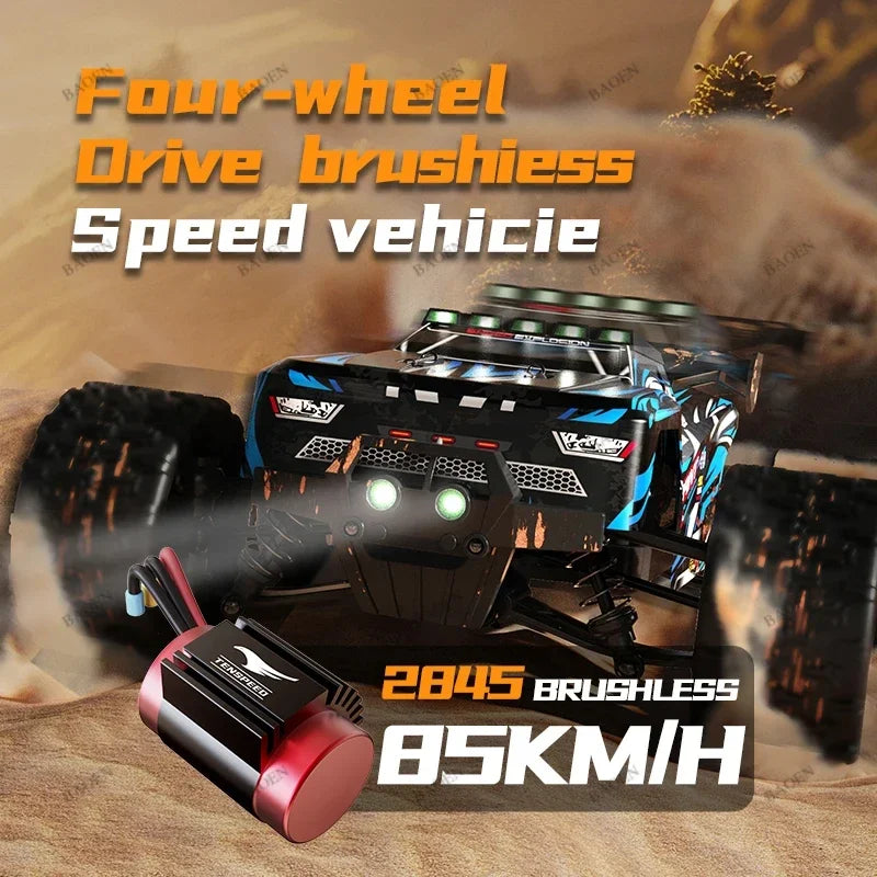 1:16 RC Cars 85KM/H Or 50KM/H 4WD RC Car High Speed Drift Monster 4x4 Truck for Kids vs Wltoys 124017 3s Battery vs SG116 MAX DIEN Official Store