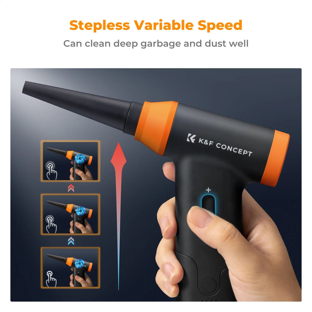 K&F CONCEPT Electric Air Duster Cordless Compressed Air Blower Suction for Computer,PC,Laptop Keyboard,Car,Camera Dust Cleaner K&F CONCEPT ONLINE Store
