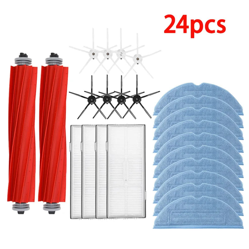 Roborock S7 S70 S75 S7Max S7 maxv ultra T7S Plus S7 pro ultra Accessories Main Brush Hepa Filter Mops Robot Vacuum Cleaner Parts 1-1 Vacuum cleaner Parts Store