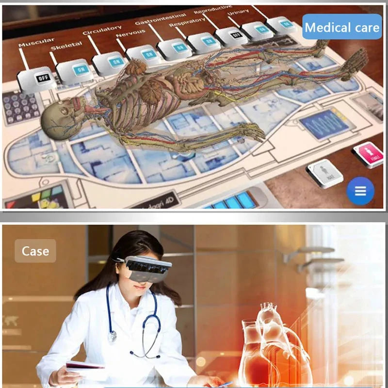 AR Box Holographic Effects Augmented Reality Glasses Smart Helmet 3D Virtual Reality with Control Handle Virtual Reality glasse Century Games Store