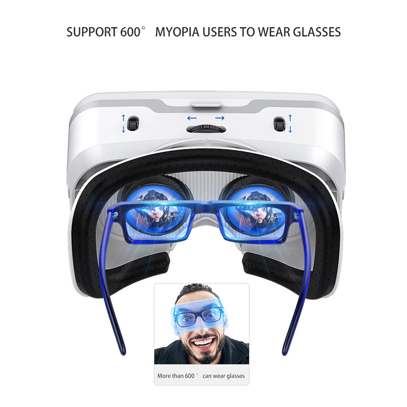 VR Shinecon 10.0 Helmet 3D Glasses Virtual Reality Casque For Smartphone Smart Phone Goggles Headset Viar Video Game Binoculars Life Dreamer Store