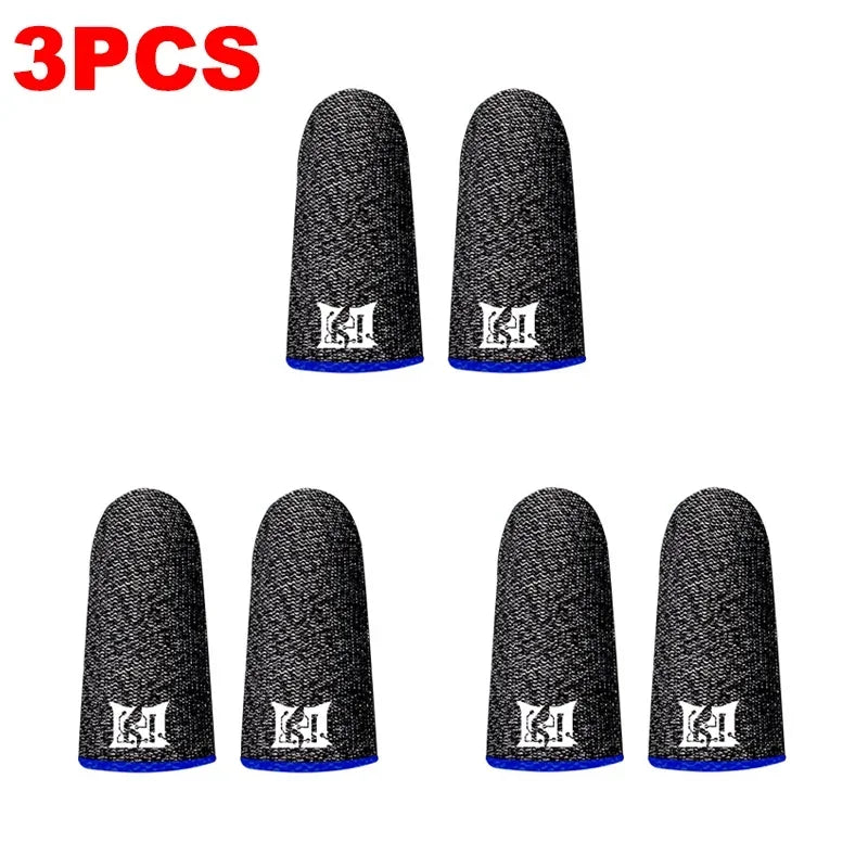 1/3/5 Pairs Mobile Game Fingertip Gloves For PUBG Sweatproof Anti-slip Touch Screen Finger Sleeve Breathable Gaming Finger Cover 3C Kanlennys Store