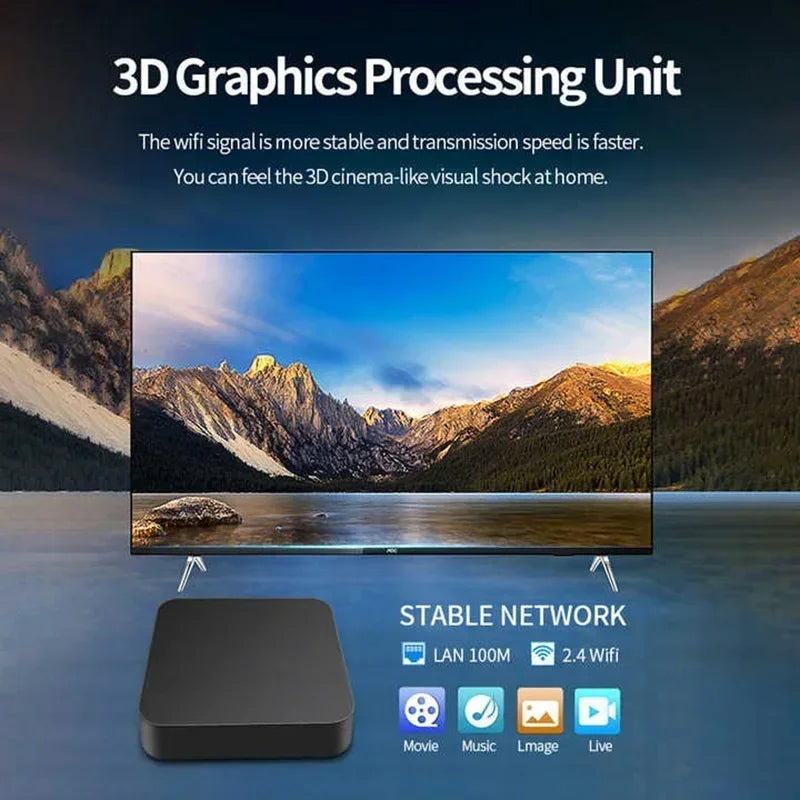 MXQ PRO TV BOX Android S905L 2.4G&5G WiFi Original Quad Core Youtube Media Player Mxq Pro 4K Set Top Box IPTV Netflix YouTube LEEDOAR Digital Store