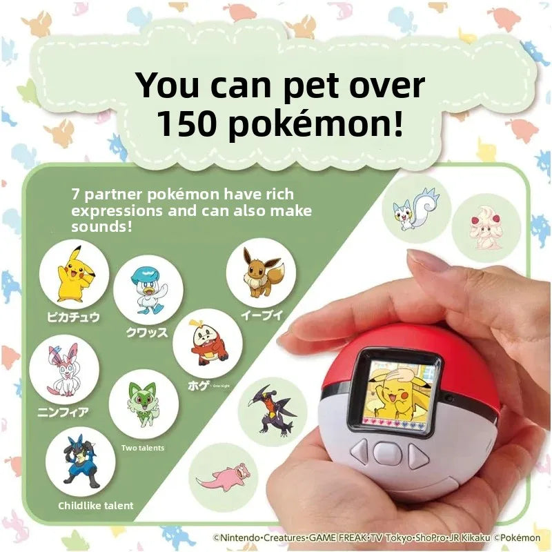 Pokemon Poké Ball Pocket Monster 6th Generation Pikachu Cyber Pet Game Console V4 V5 V6 Model Toy Gifts In Stock ARTSWIFT TOY Store
