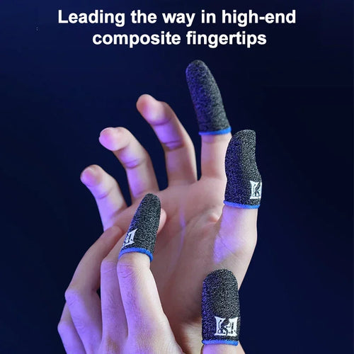 1/3/5 Pairs Mobile Game Fingertip Gloves For PUBG Sweatproof Anti-slip Touch Screen Finger Sleeve Breathable Gaming Finger Cover 3C Kanlennys Store