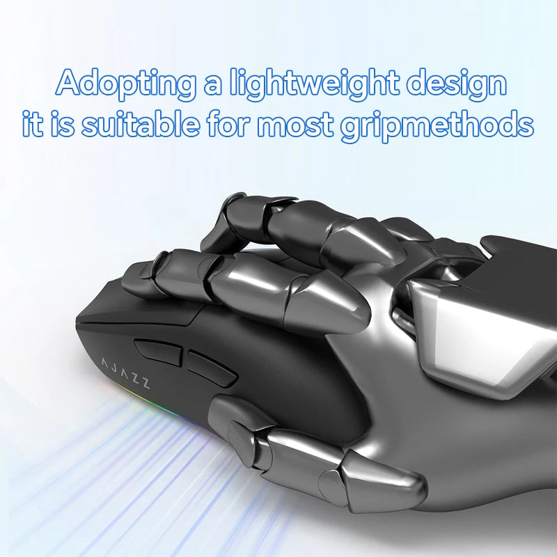 AJAZZ AJ139 V2 MC/AJ139 PRO Wireless Gaming Mouse PAW3311/PAW3395 Sensor 12000DPI/26000DPI 500mAh Bluetooth Mouse Gamer For PC Ajazz Global Official Store