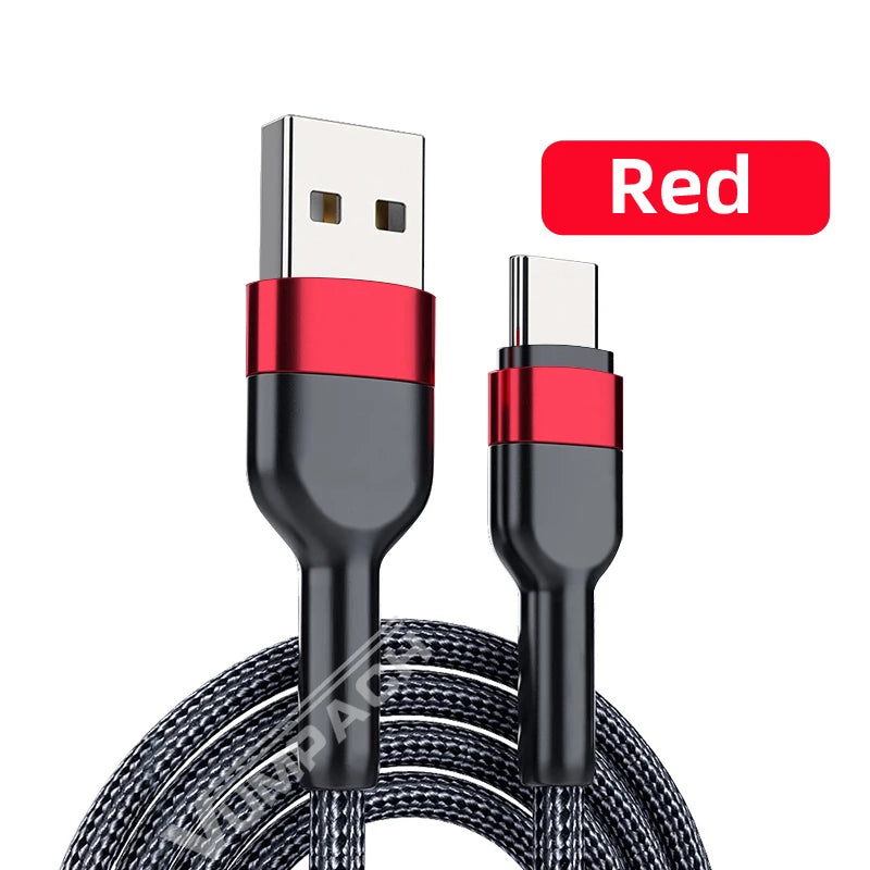 Vumpach Fast usb c type c cable Fast Charging Data Cord Charger usb cable c For Samsung s21 s20 A51 xiaomi mi 10 redmi note 9s 8 Vumpach official Store