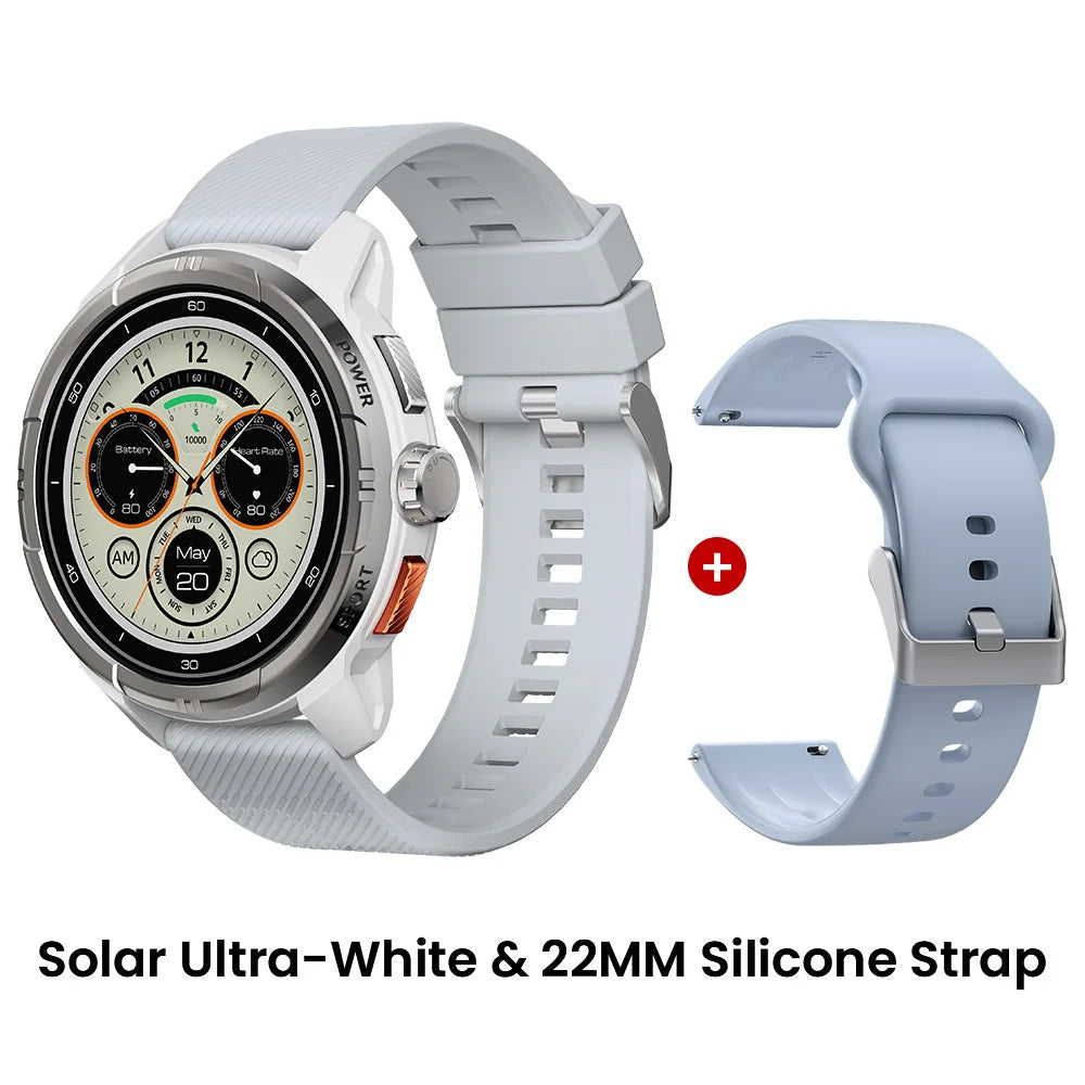 HAYLOU Solar Ultra GPS Smartwatch 1.6” AMOLED Display 5ATM Waterproof Built-in GPS Bluetooth Phone Calls Sports Smart Watch Haylou Official Store