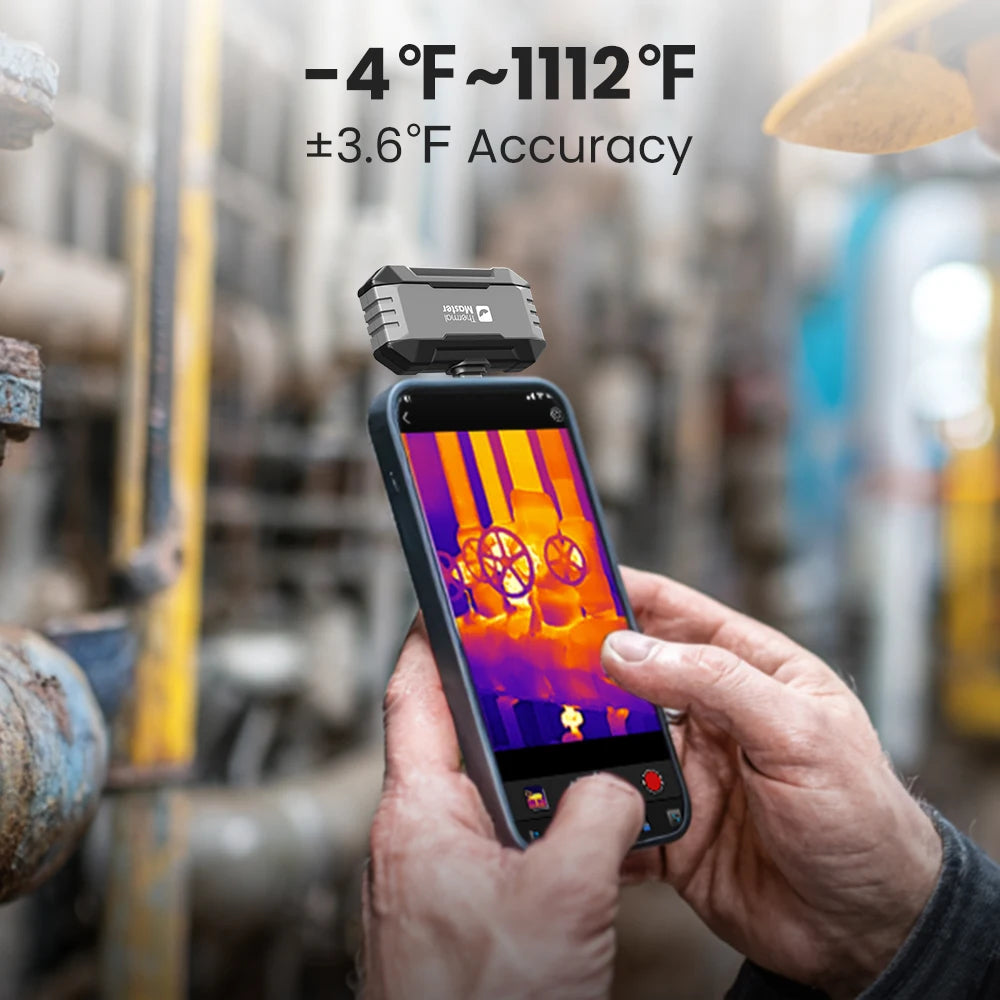 Thermal Camera P1 IOS& Android Phone 320*240 X³IR Resolution Infrared Thermal Imaging Camera Air Conditioning HVAC Inspection Thermal Master Factory Store