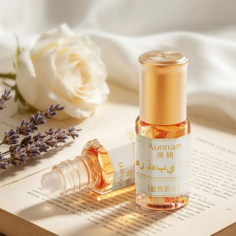 Luxury Gold Perfume High-end Charming Fragrance Fresh Elegant Women Men Portable Perfume Long-lasting Ebony Woody Fragrance Beauty Skincare Center Store