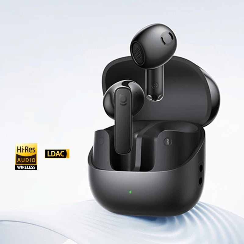 Baseus Bass BS1 NC -40dB Realtime Adaptive ANC Wireless Earbuds Bluetooth 6.0 Semi-Open Earphones LDAC Hi-Res Audio 6-Mic AI ENC BASEUS Co.,Ltd. Store