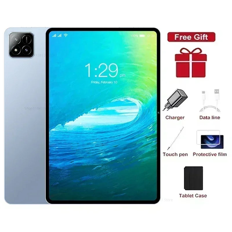 NEW Original Pad 7S Pro 11inch Tablets Android 14 22GB+2TB 12000mAh 5G Dual SIM Bluetooth WiFi HD 4K Screen GPS WPS Tablet PC 5G Global Edition Tablet Store