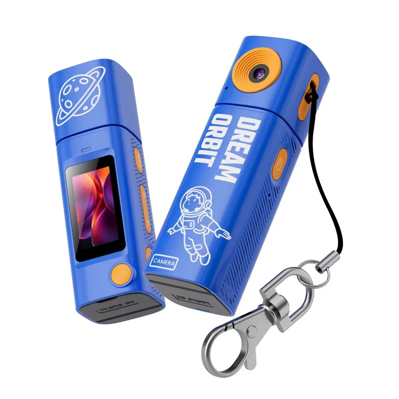 Lenovo G10 Lipstick CCD 2K Mini Thumb Camera Student Action Camera 61° HD Wide-angle Photo Video Recorder in DOPAMINE Colorway Rebel By Birth Store
