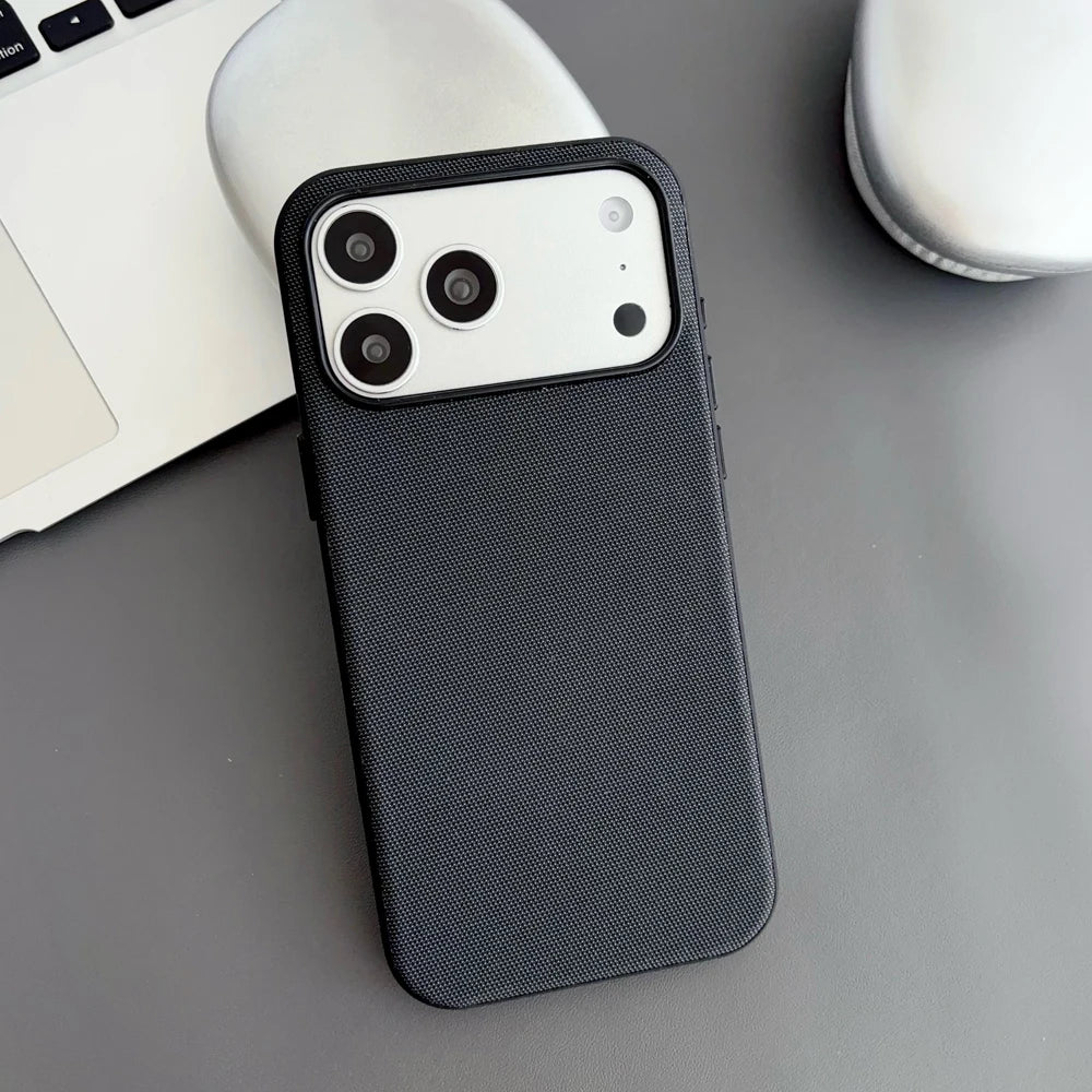 Magnetic TechWoven Phone Case For iPhone 17 16 15 14 13 Pro Max Air Tech Woven For Magsafe Wireless Charging Shockproof Cover Denior 3C Store