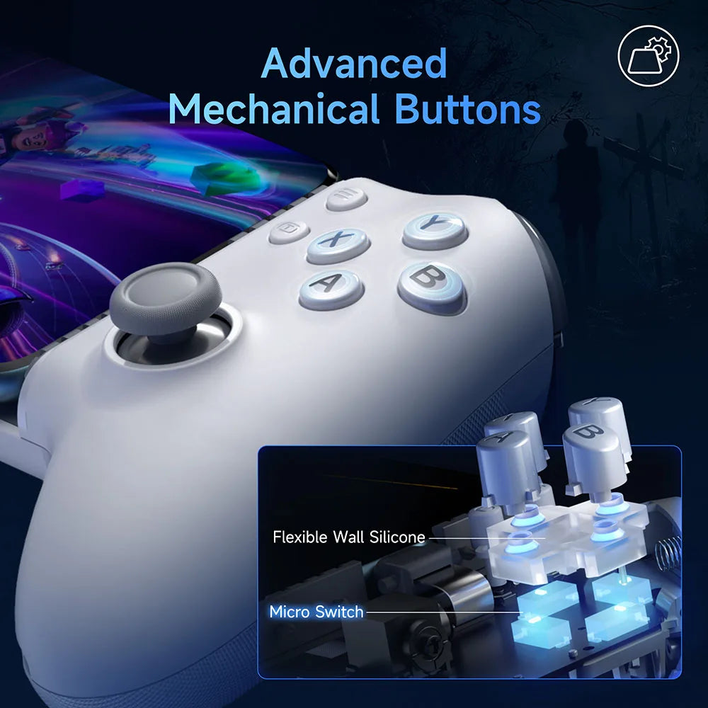 EasySMX M15 Mobile Phone Gamepad Type C Hall Mechanical Controller for Android Phone iPhone 15/16 Cloud Gaming Xbox Game Pass EASYSMX Official Store