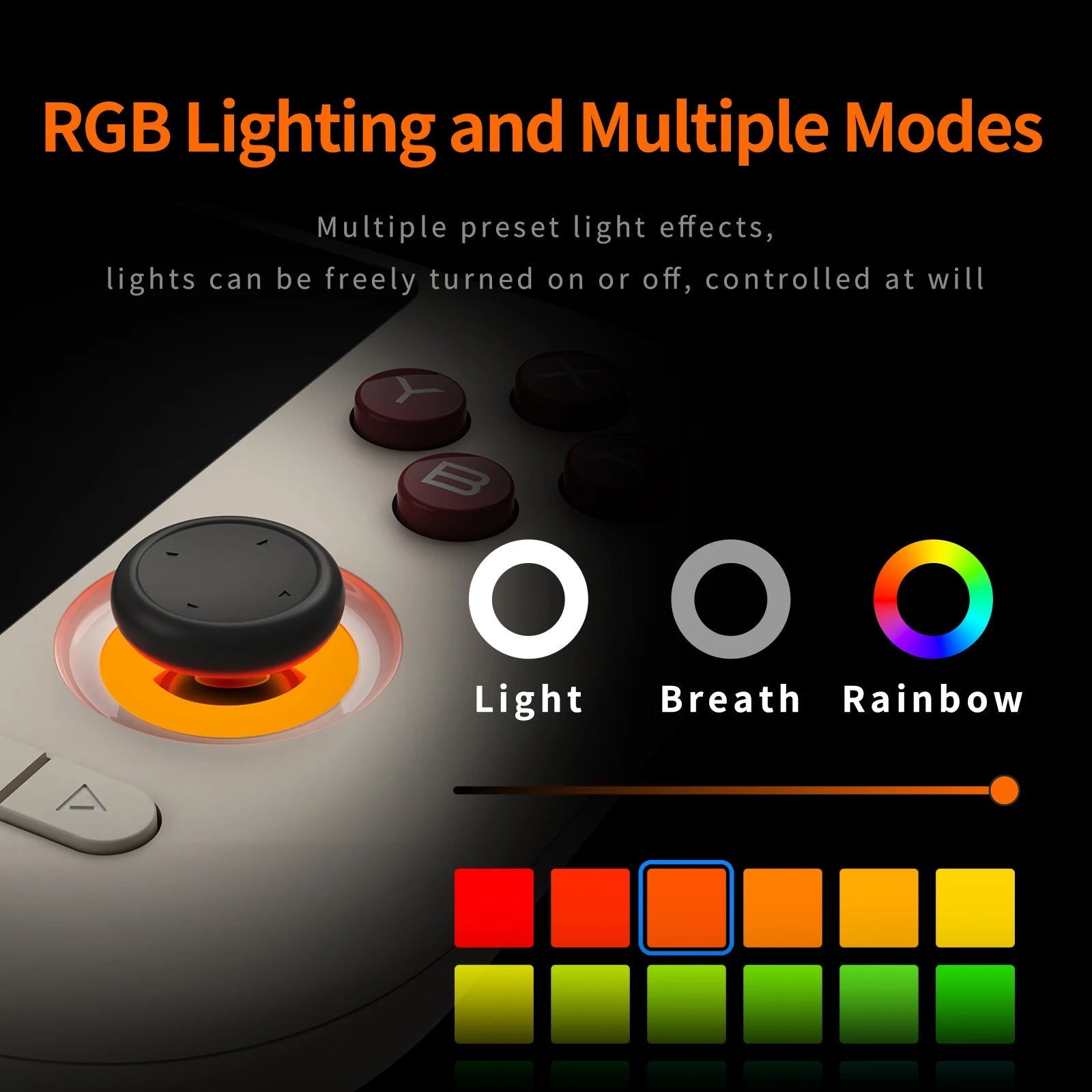 MANGMI AIR X Handheld Game Console Qualcomm Snapdragon 662 5.5'' Touchscreen Android 14 Active Cooling Fan 15W Fast Charging RGB Ampown Store
