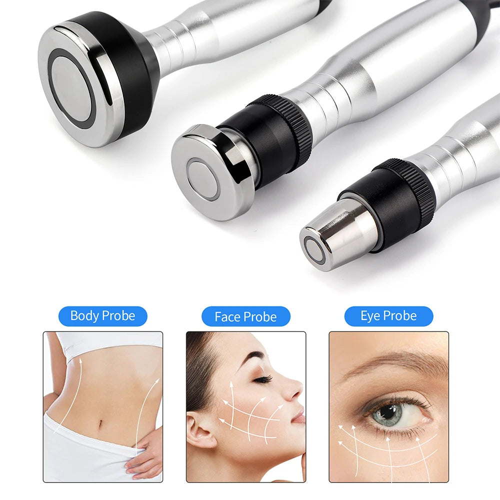 5MHz RF Tripolar Beauty Face&Eye&Body Radio Frequency Device Skin Rejuvenation Tightening Lifting Eye Bags Wrinkles Removal foreverlily Store