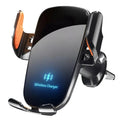 UYUXIO Wireless Car Charger Fast Charge Manual Clamping Air Vent Car Phone Holder for Samsung Android Phones iPhone 16 15 14 13 UYUXIO PSU Store Store