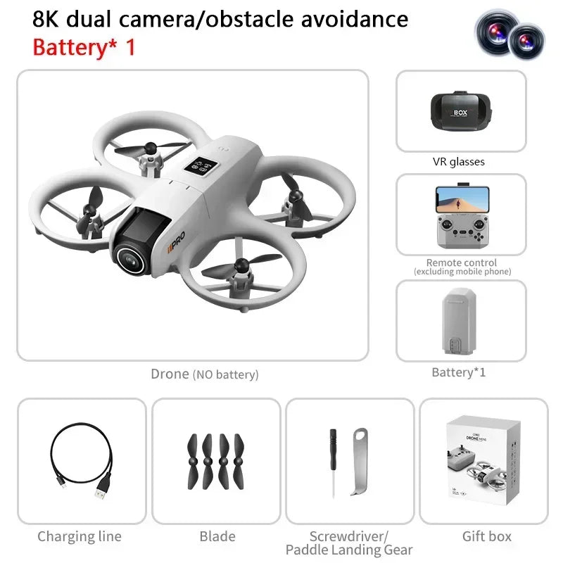 I1PRO Drone Professional 8K HD Camera With VR Glasses 5G Brushless FPV UAV Remote Control Avoidance Aerial RC20000M 2026 Shop1103779014 Store