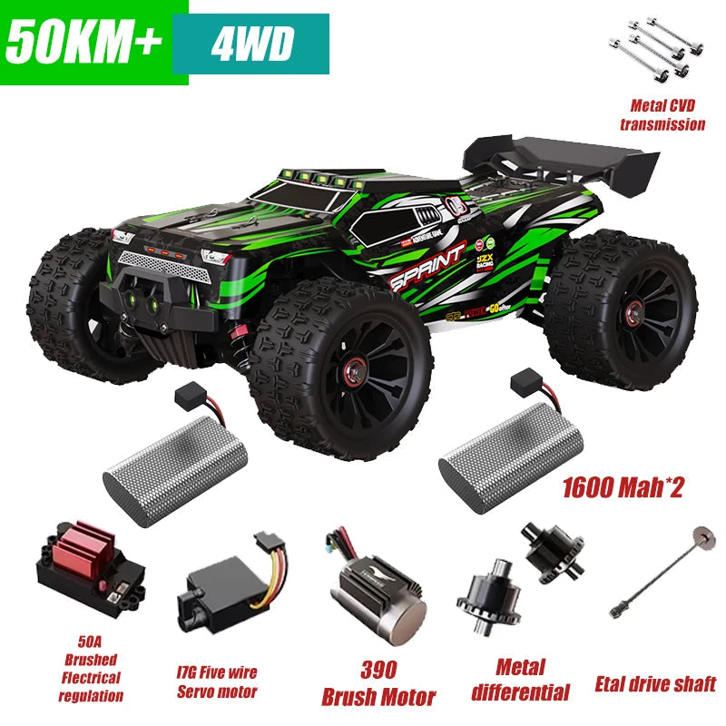 1:16 RC Cars 85KM/H Or 50KM/H 4WD RC Car High Speed Drift Monster 4x4 Truck for Kids vs Wltoys 124017 3s Battery vs SG116 MAX DIEN Official Store