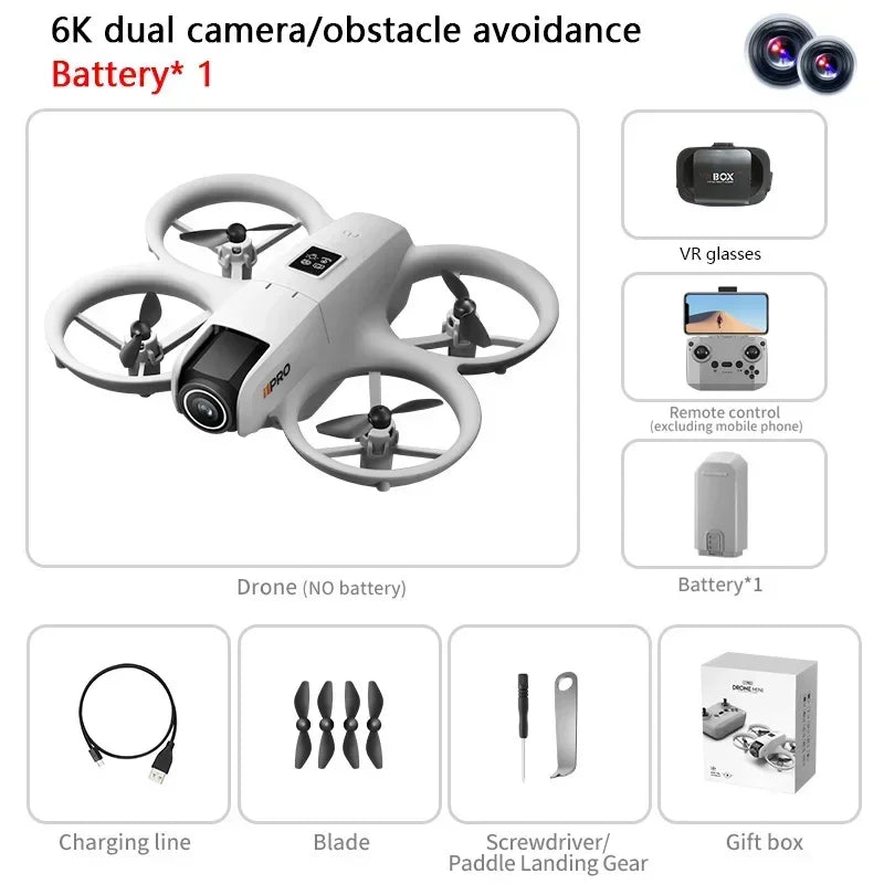 I1PRO Drone Professional 8K HD Camera With VR Glasses 5G Brushless FPV UAV Remote Control Avoidance Aerial RC20000M 2026 Shop1103779014 Store
