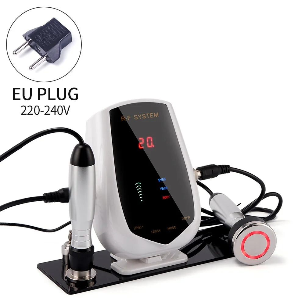 5MHz RF Tripolar Beauty Face&Eye&Body Radio Frequency Device Skin Rejuvenation Tightening Lifting Eye Bags Wrinkles Removal foreverlily Store