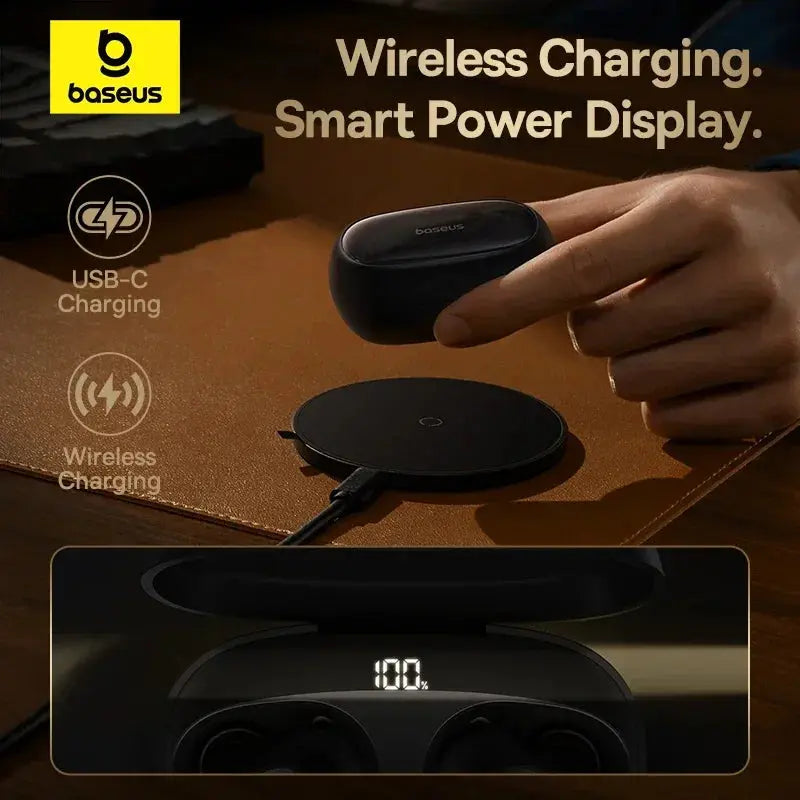 Baseus Bowie MA10 Pro Wireless Earbuds – 48dB ANC, IPX6 Waterproof, 4-Mic ENC, Bluetooth 5.3 BASEUS Co.,Ltd. Store