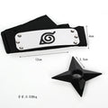 Ninja Set Combination Assembly Flag Maple Roleplaying Kakashi Gloves Kunai Forehead Protector Bandana Performance Costume cos school party Store