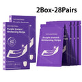 Purple Teeth Whitening Strip No Sensitive Teeth Bleaching Strip Colour Corrector Instant Teeth Clean Strip,At-Home Teeth Whiter MERALL Beauty Store